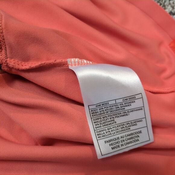 Nike Serena Williams Dress Small Orange Gray Tennis 2009 French Open Activewear - Picture 7 of 9